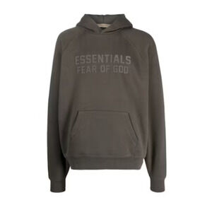 Fear of God Essentials "Off Black" hoodie, size xlarge, new‎